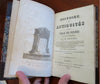History & Antiquities of Nismes Belgium 1829 Menard illustrated guide book