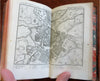 Germany Seven Year's War Battles 1758 Atlas 2 vol. Geography set w/ 39 maps