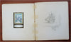 On the Ocean of Time Calendar Months Poetry c. 1890 illustrated book