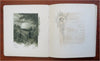 On the Ocean of Time Calendar Months Poetry c. 1890 illustrated book