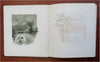 On the Ocean of Time Calendar Months Poetry c. 1890 illustrated book
