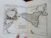 Historical Atlas 1750 D'Anville rare book 12 maps Italy Spain France Greece fine