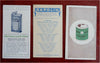 Enamels & Gloss Furniture Cleaning Products c. 1920's Lot x 3 promo brochures