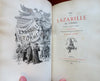 Life of Lazarille de Tormes Picaresque Novel 1886 illustrated leather book