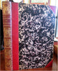 Vicar of Wakefield French Translation 1844 Goldsmith fine leather book 10 plates