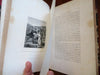 Vicar of Wakefield French Translation 1844 Goldsmith fine leather book 10 plates