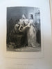 Vicar of Wakefield French Translation 1844 Goldsmith fine leather book 10 plates