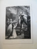 Vicar of Wakefield French Translation 1844 Goldsmith fine leather book 10 plates