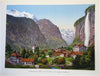 Interlake Bern Switzerland c. 1910's Pictorial Tourist Travel Souvenir Album