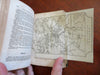 North American Tourist Rare 1839 Goodrich illustrated travel guide w/ maps