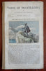 Pacific Ocean Balboa 1837 rare Tales of Travelers Exploration pamphlet