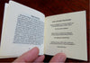 Miniature Book Lot x 9 Bibliographies ephemera c. 1960-80's various items