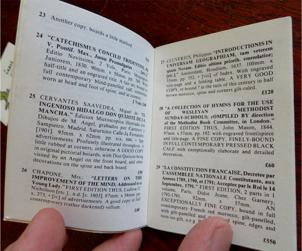 Miniature Book Lot x 8 Bibliographies References c. 1960-80's ephemera –  Brian DiMambro