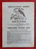 American History Benjamin Harrison & Presidents 1889 NY Newspaper promo booklet