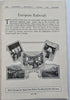 Student Tours to Europe 1929 vintage Advertising Booklet Map & Itineraries