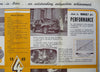 Renault 1949 Model Pictorial Promotional Brochure Vintage Advertisement