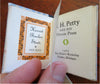GH Petty Miniature Book Limited Ed 1962 Lot x 2 items Wee Willie Dundee Michigan