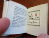 GH Petty Miniature Book Limited Ed 1962 Lot x 2 items Wee Willie Dundee Michigan