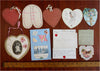 Valentine's Greetings Love Poetry Heart Hand Made Cards c. 1920's Lot x 9