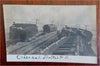 Train Wreck Grand Forks South Dakota c. 1910 Real Photo Postcard Lot x 3