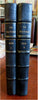 La Nature French Scientific Review Arts 1901 Illustrated rare 2 vol. leather set