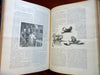 Nature French Scientific Review Arts 1901 Illustrated rare 2 vol. leather set