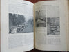 La Nature French Scientific Review Arts 1901 Illustrated rare 2 vol. leather set
