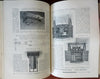La Nature French Scientific Review Arts 1901 Illustrated rare 2 vol. leather set
