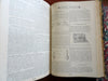 La Nature French Scientific Review Arts 1901 Illustrated rare 2 vol. leather set