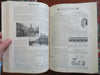 La Nature French Scientific Review Arts 1901 Illustrated rare 2 vol. leather set