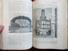 La Nature French Scientific Review Arts 1901 Illustrated rare 2 vol. leather set