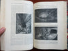 La Nature French Scientific Review Arts 1901 Illustrated rare 2 vol. leather set