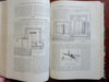 La Nature French Scientific Review Arts 1901 Illustrated rare 2 vol. leather set