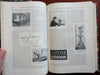La Nature French Scientific Review Arts 1901 Illustrated rare 2 vol. leather set
