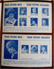 Fortune Telling Cards 1935 predicting Wife & Children Lot x 12 humor ephemera