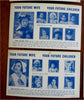 Fortune Telling Cards 1935 predicting Wife & Children Lot x 12 humor ephemera