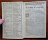 London Magazine China Tea British Herbs American Colonies 1757 issue