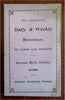 Kenilworth Castle Warwick England c. 1850's Beck's tourist guide w/ castle map