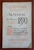 Alamanac 1890 Calendar rare pictorial promotional book Authors Poets Portraits
