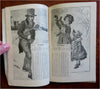 Alamanac 1890 Calendar rare pictorial promotional book Authors Poets Portraits