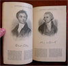 Alamanac 1890 Calendar rare pictorial promotional book Authors Poets Portraits