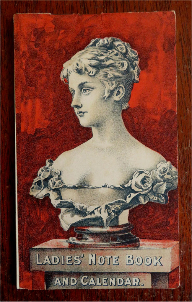 Ladies' Note Book Calendar 1899 Dr. Pierce's Pleasant Pellets Patent Medicine