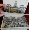 England Scrap Book Post Cards Portraits Views 1904 tourist travel leather album