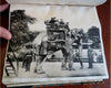 England Scrap Book Post Cards Portraits Views 1904 tourist travel leather album