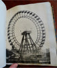 England Scrap Book Post Cards Portraits Views 1904 tourist travel leather album