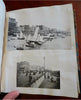 England Scrap Book Post Cards Portraits Views 1904 tourist travel leather album