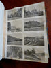England Scrap Book Post Cards Portraits Views 1904 tourist travel leather album