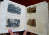 England Scrap Book Post Cards Portraits Views 1904 tourist travel leather album