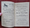 Annual Calendar & Almanac for 1884 American illustrated booklet