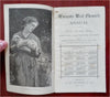 Annual Calendar & Almanac for 1884 American illustrated booklet